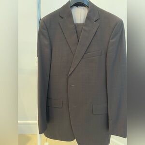 42T brown checkered Jack Victor suit